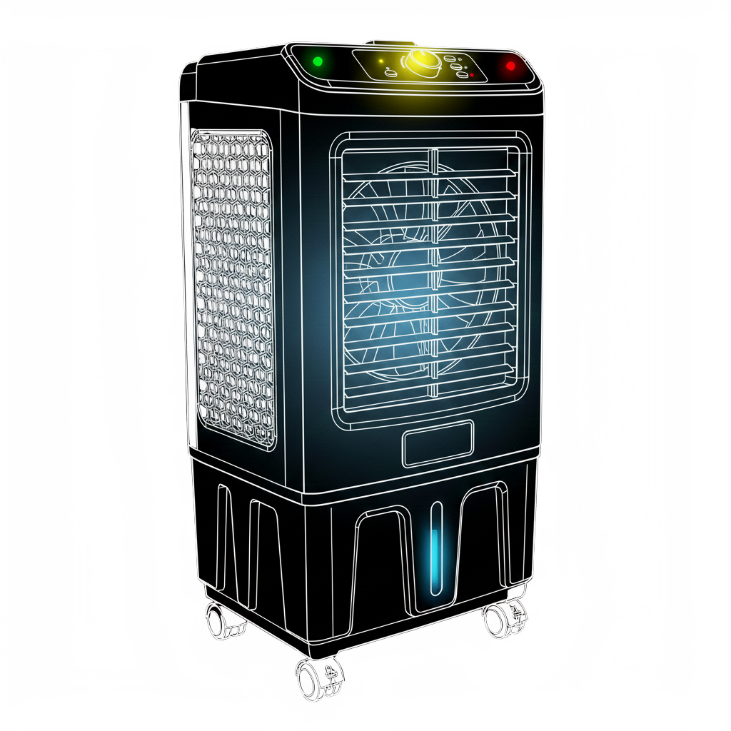 Bush cooler side view
